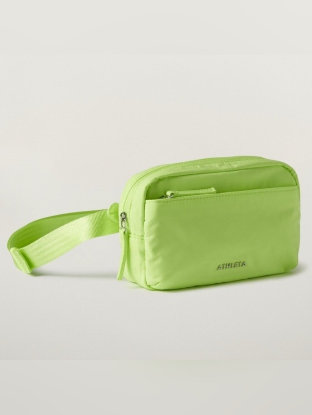 NWT lemon Lime Yellow Green Athleta All About Belt Bag Cross Body
